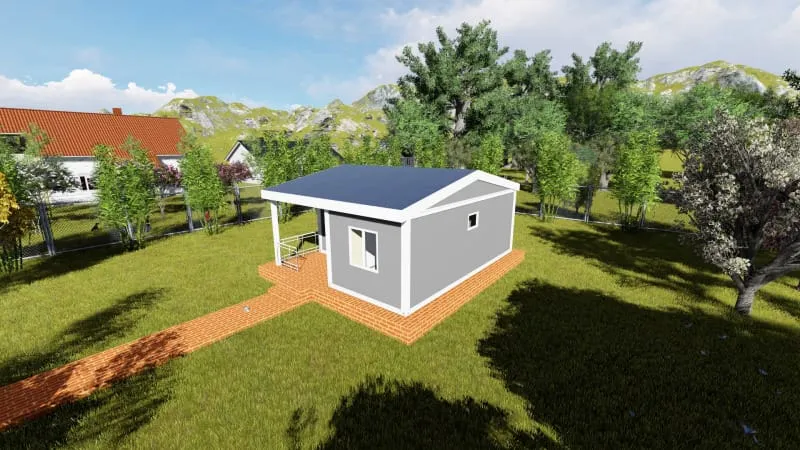 Unidades contenedor unidas en obra