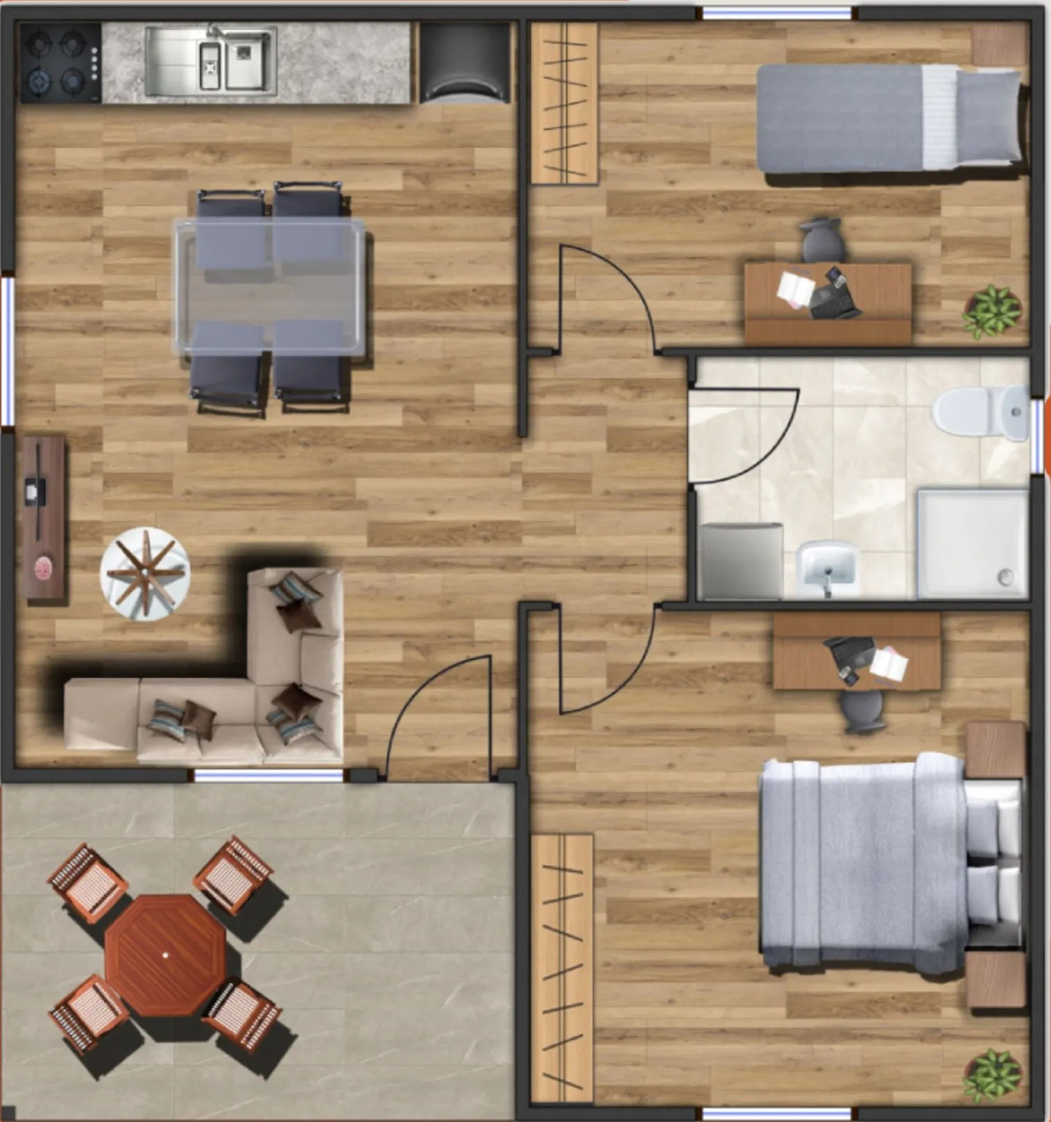 TEK-122 floor plan