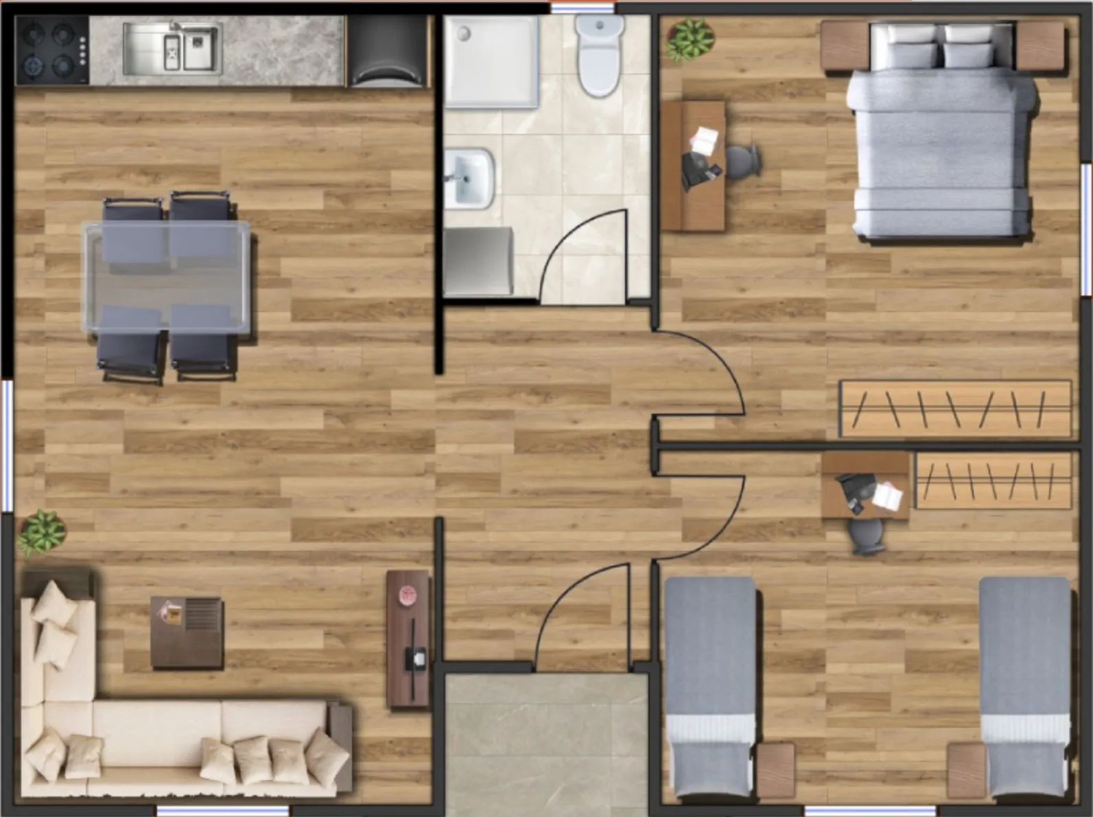 TEK-124 floor plan
