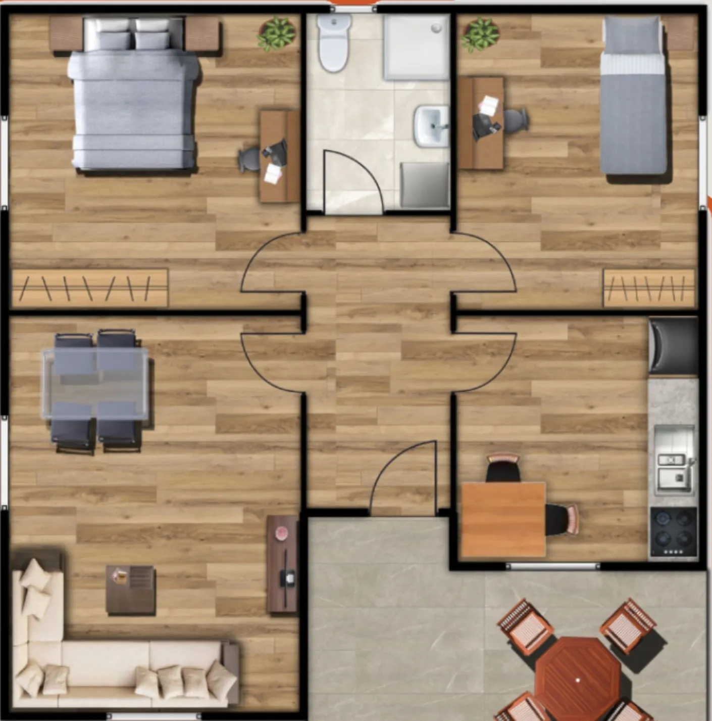 TEK-125 floor plan