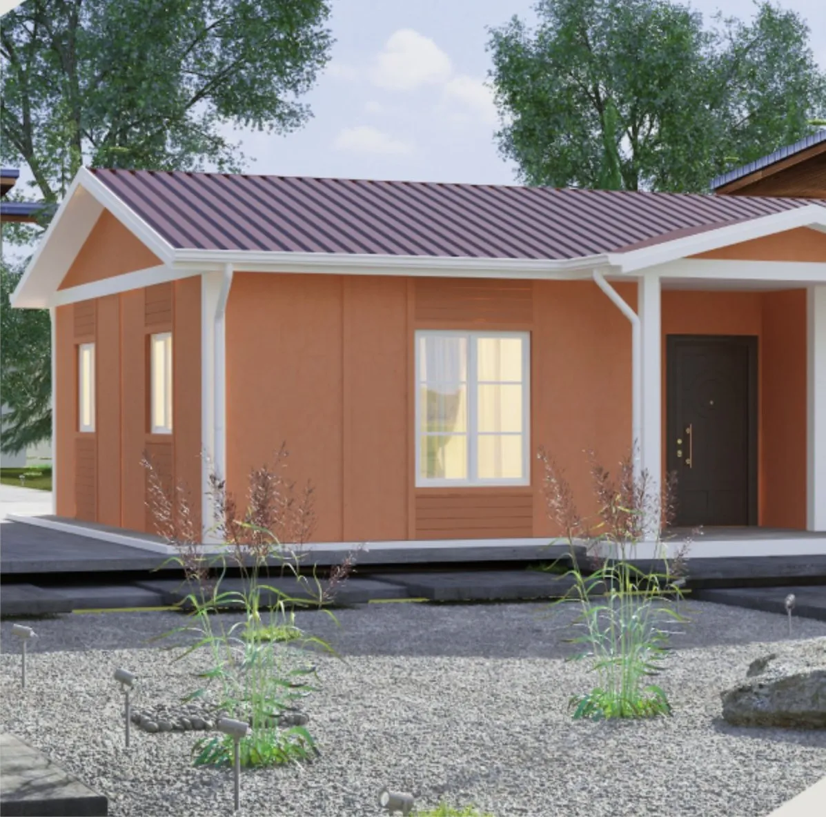 TEK-131 prefabricated house, 83 m²