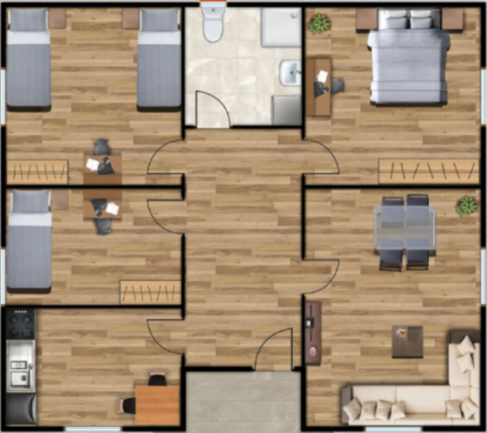 TEK-132 floor plan